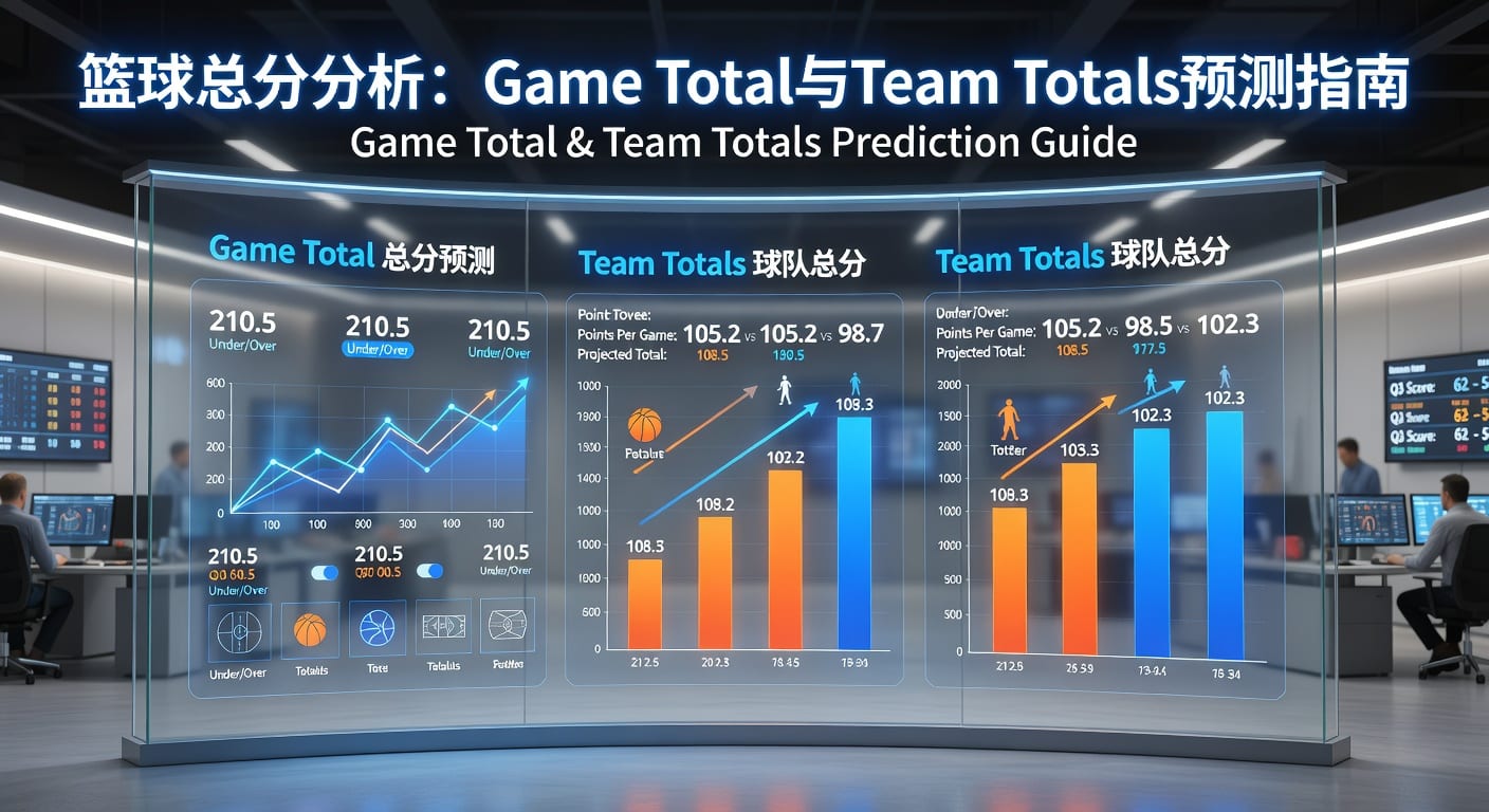 篮球总分 game total team totals：投注技巧与判断
